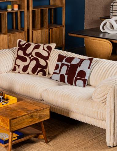 Canapé velours côtelé COLOGNE