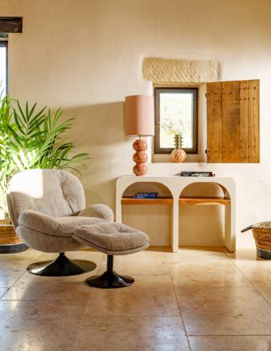 Fauteuil pivotant MEMENTO chiné