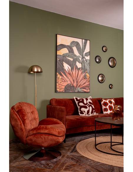 Fauteuil pivotant MEMENTO velours
