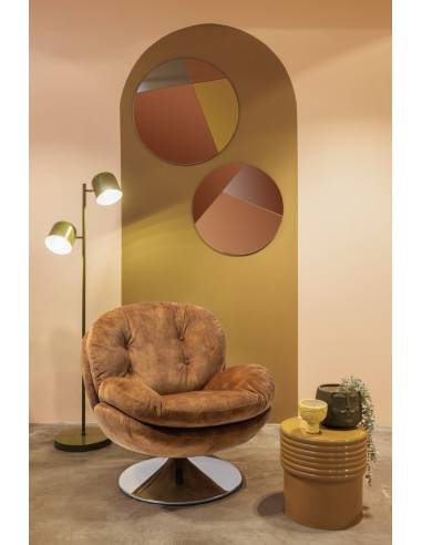 Fauteuil pivotant MEMENTO velours