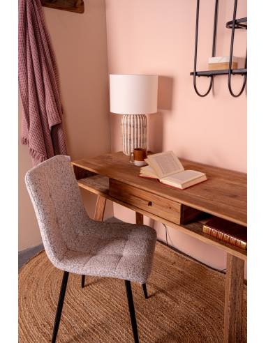 Chaise tissu chiné MANTA