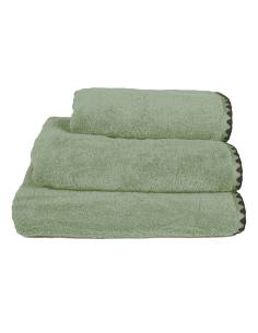 Drap de bain éponge 90x140cm ISSEY Harmony - Haomy Amande