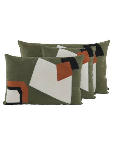 Housse de coussin en coton brodé NAGOYA Harmony - Haomy