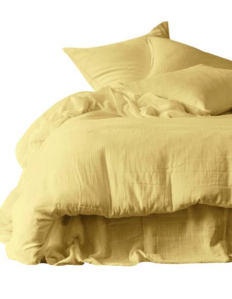 Drap housse en gaze de coton DILI Harmony - Haomy