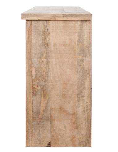 Bar en bois 3 tiroirs et 3 étagères