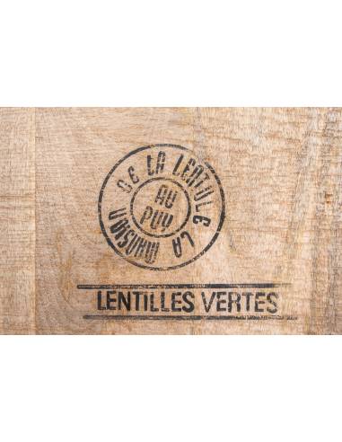 Bar en bois 3 tiroirs et 3 étagères