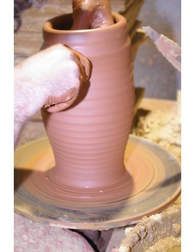 Oyas terre cuite émaillée bleu