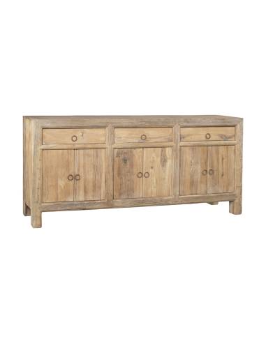 Buffet bois 6 portes 3 tiroirs | La Madeleine Déco