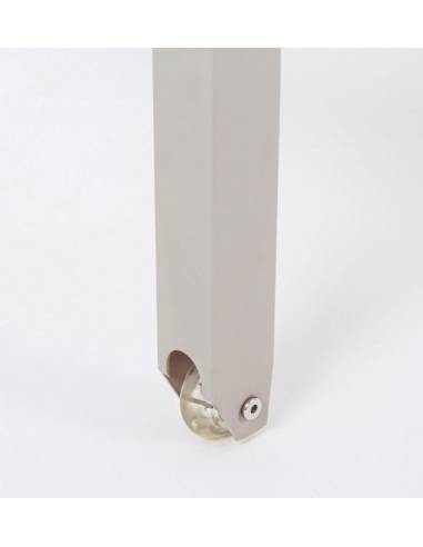 Bain de soleil aluminium KONNOR sable | La Madeleine Déco