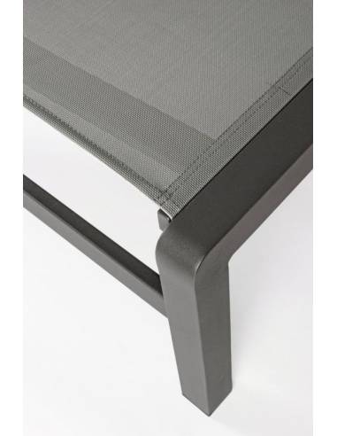 Transat aluminiumKONNOR anthracite | La Madeleine Déco