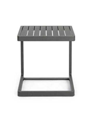 Table d'appoint de jardin KONNOR anthracite | La Madeleine Déco
