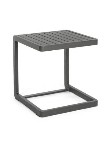 Table d'appoint de jardin KONNOR anthracite | La Madeleine Déco