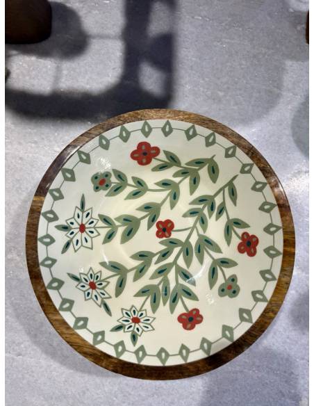 Saladier en manguier Branches | La Madeleine Deco