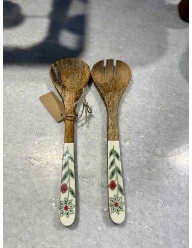 Couverts en manguier Branches | La Madeleine Déco