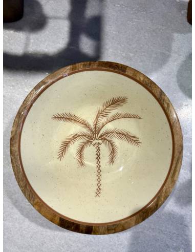 Saladier en manguier Palmier | La Madeleine Déco