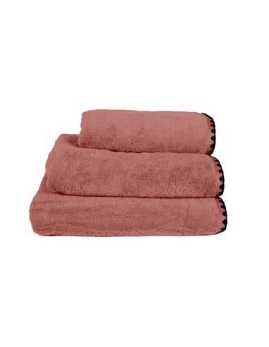 Serviette de bain éponge 70x130cm ISSEY Harmony - Haomy Bois de rose