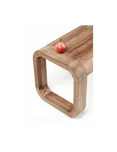 Banc en teck recyclé massif BLOOM | La Madeleine Déco