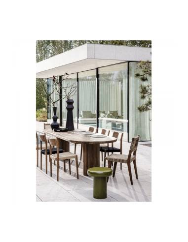 Chaise en teck empilable intérieur et extérieur BUCO | La Madeleine Déco