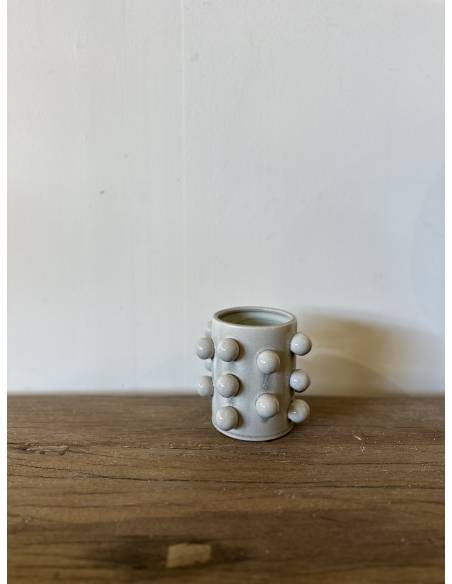 Vase en céramique GRAPPE gris | La Madeleine Déco