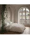 Parure en percale de coton housse de couette + 2 taies VENEZIA Haomy - Harmony | La Madeleine Déco