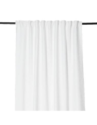 Rideaux passe tringle CALIFORNIA Harmony - Haomy Blanc
