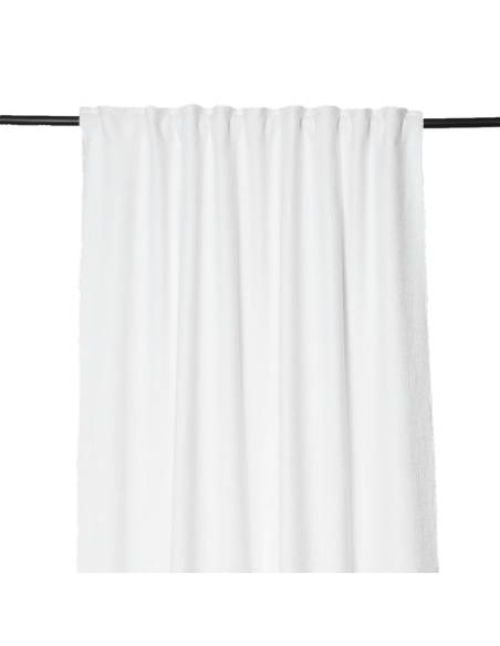 Rideaux passe tringle CALIFORNIA Harmony - Haomy Blanc
