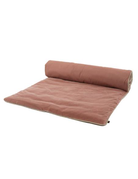 Housse d'édredon velours NEW DELHI Harmony - Haomy Mocaccino