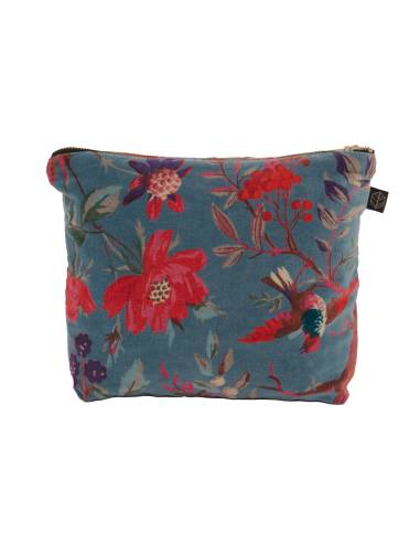 Trousse en velours BIRDY Harmony - Haomy | La Madeleine Déco
