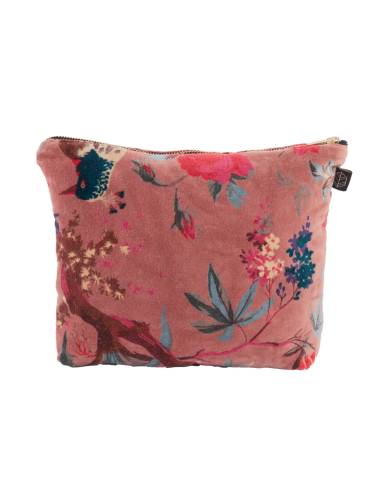 Trousse en velours BIRDY Harmony - Haomy | La Madeleine Déco