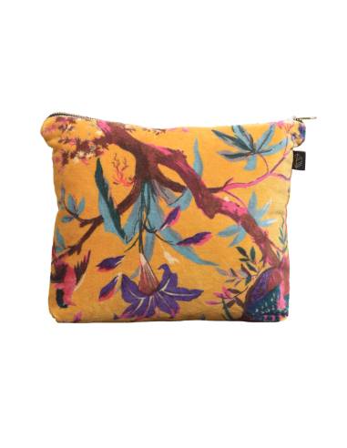 Trousse en velours BIRDY Harmony - Haomy | La Madeleine Déco
