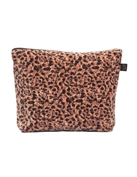 Trousse en velours imprimé GAIRO Harmony - Haomy | La Madeleine Déco