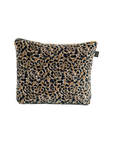 Trousse en velours imprimé GAIRO Harmony - Haomy | La Madeleine Déco