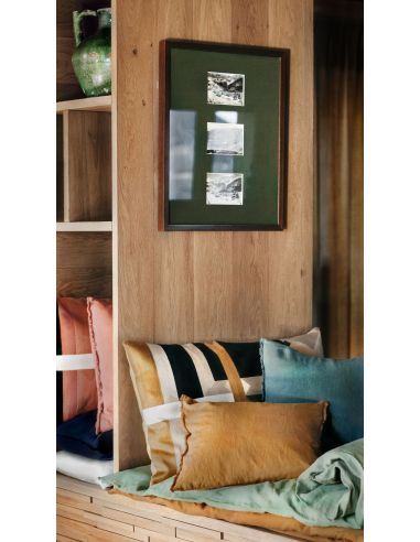 Housse de coussin en coton brodé ARIZONA Haomy - Harmony