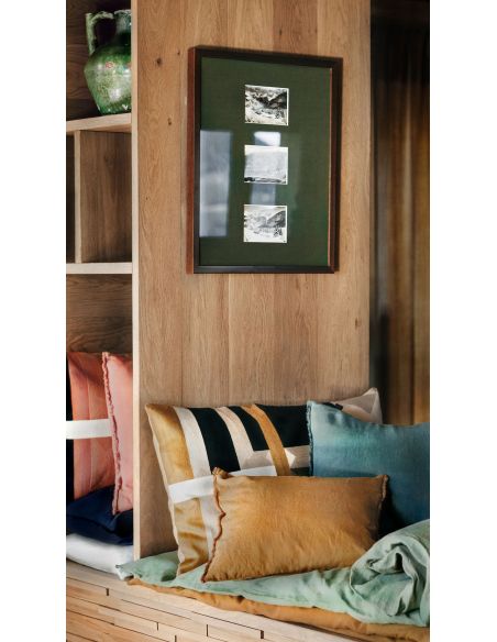 Housse de coussin en coton brodé ARIZONA Haomy - Harmony