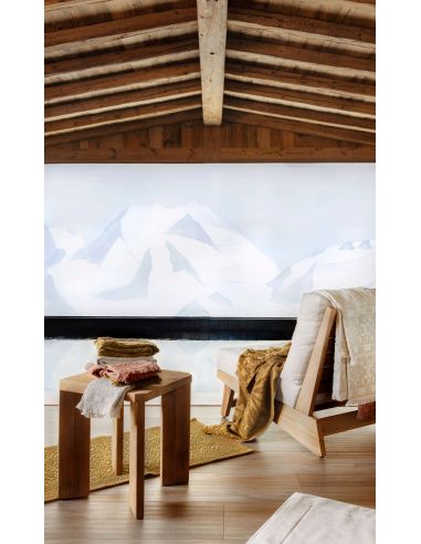 Serviette de toilette coton et lin UBUD Harmony - Haomy