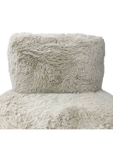 Fauteuil fausse fourrure Belle Rive Megève | La Madeleine Déco