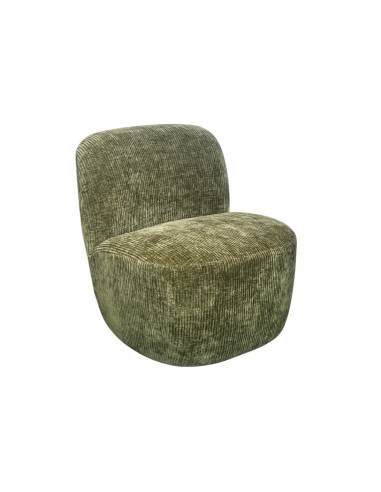 Fauteuil fausse fourrure Belle Rive velours | La Madeleine Déco