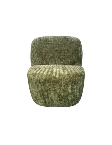 Fauteuil fausse fourrure Belle Rive velours | La Madeleine Déco