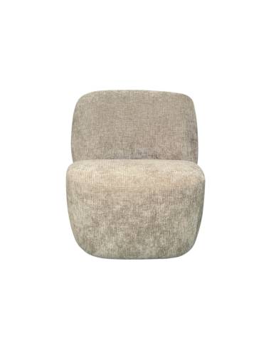 Fauteuil fausse fourrure Belle Rive velours | La Madeleine Déco