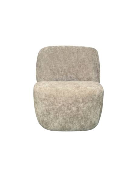 Fauteuil fausse fourrure Belle Rive velours | La Madeleine Déco