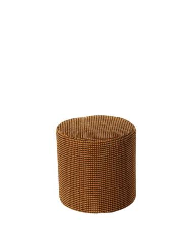 Pouf en velours LIVIA | La Madeleine Deco