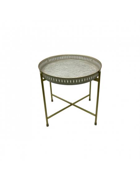 Trépied pliable en métal pour plateau berbère | La Madeleine Déco