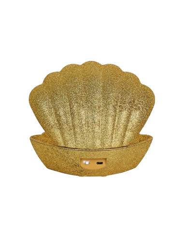 Lampe décorative coquillage doré COKI disco | Madeleine Déco