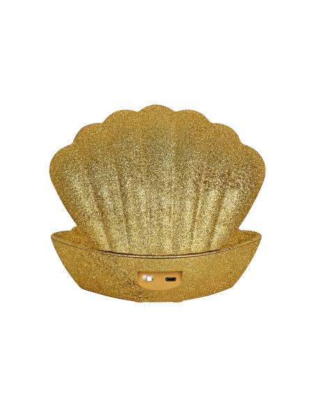 Lampe décorative coquillage doré COKI disco | Madeleine Déco