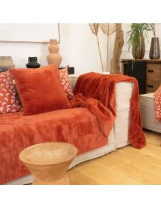 Plaid fausse fourrure DELICATESSE | La Madeleine Déco 2