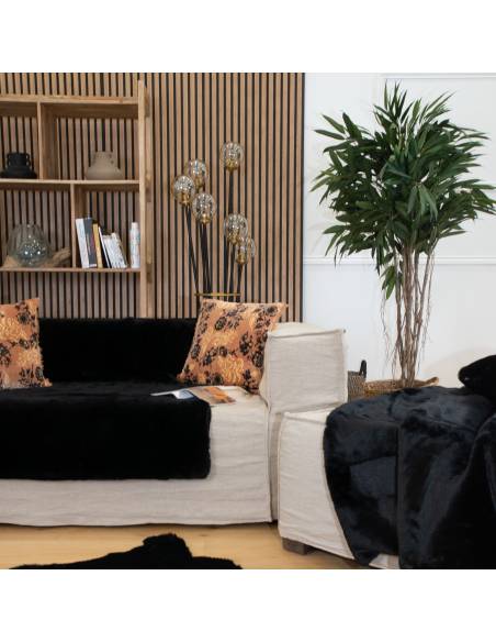 Plaid fourrure tout douce PRESTIGE | La Madeleine Déco