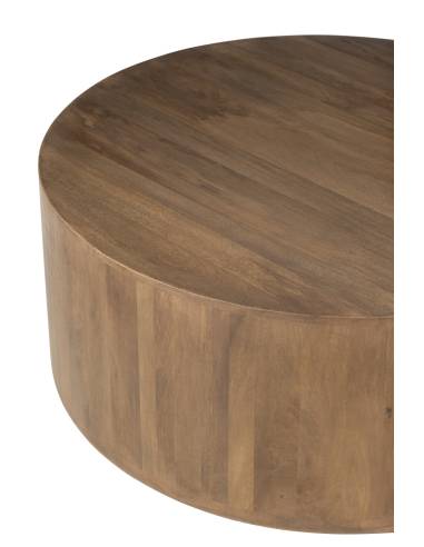 Duo de tables basse en bois brun | La Madeleine Déco
