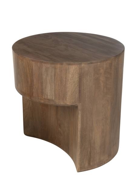 Duo de tables basse en bois brun | La Madeleine Déco