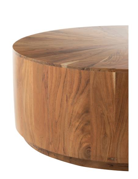 Table basse ronde en bois | La Madeleine Déco