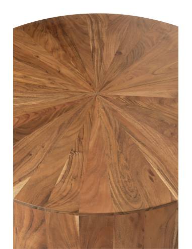 Table basse ronde en bois | La Madeleine Déco